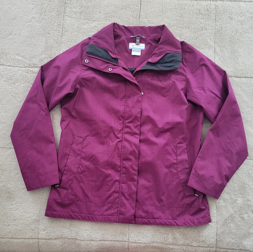 Columbia Purple Interchange Jacket Coat